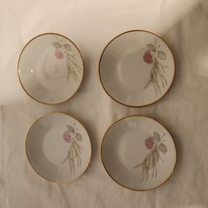 Rosenthal 4 Petite Plate Set. "Parisian Spring" from Kronach Germany.